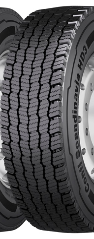 CONTINENTAL 285/70R19.5 SCANDINAVIA HD3 16PR 146/144M TL M+S 3PMSF /galas